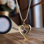 Christian Necklace With Cross and Heart Design Containing Bible Inside by My Nano Jewelry